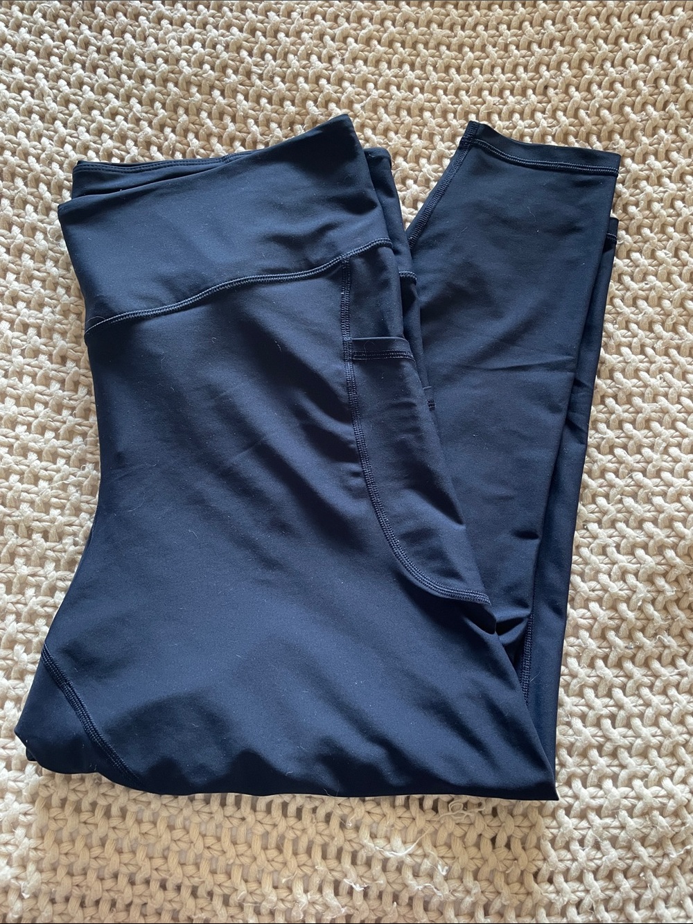Navy High-Waist Women’s Athletic Leggings